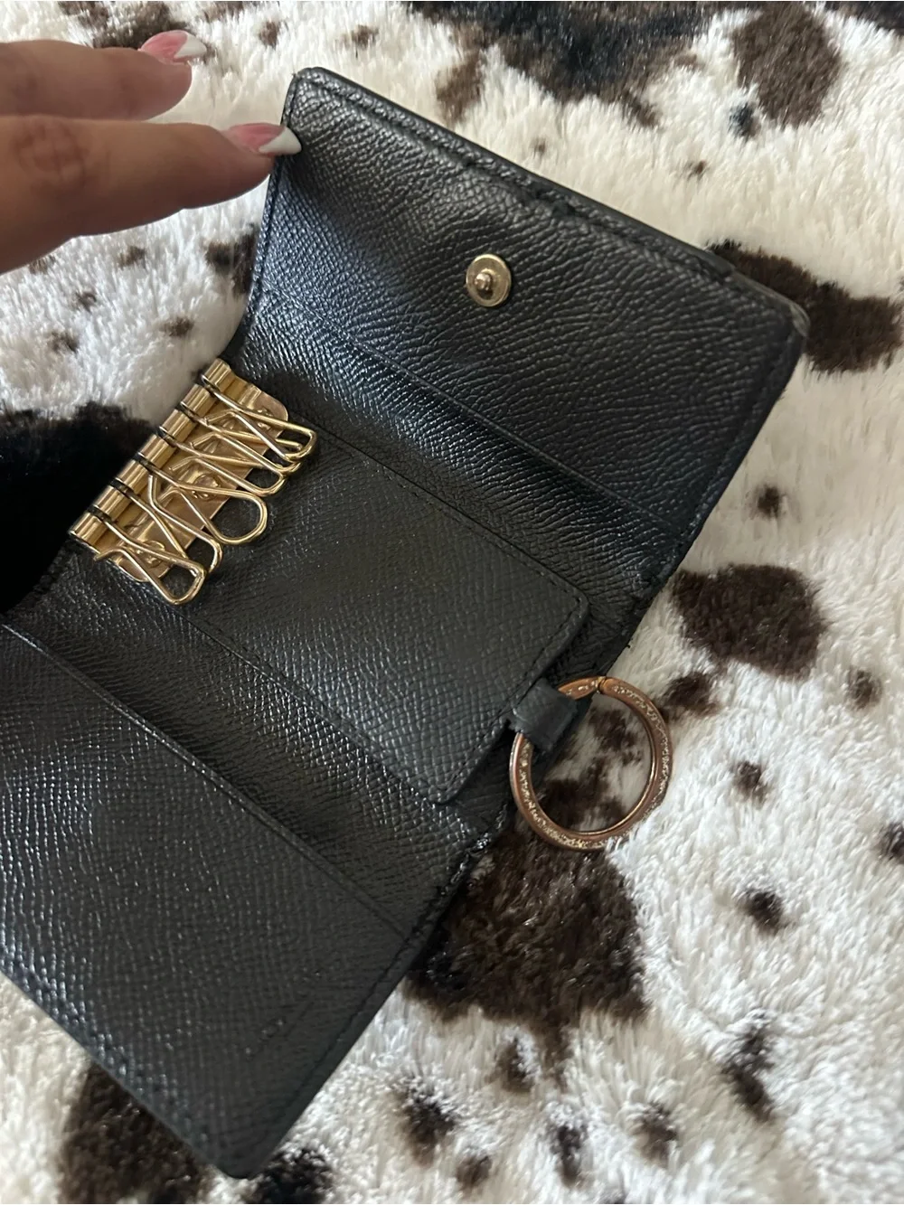 COACH 5 RING KEY CASE